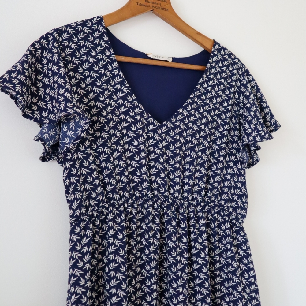 Hello Miz Navy Blue Maternity Dress